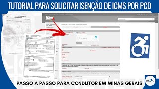 Tutorial para solicitar isenção de ICMS PCD por conta própria 2024 [upl. by Scurlock742]