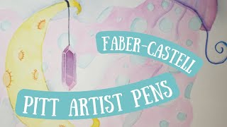 Unboxing amp Demo of FaberCastell Pitt Artist Brush Pens [upl. by Terzas]