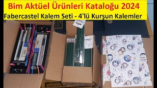 Bim aktüel Ürünleri Kataloğu  Faber Castel Kalem Seti  4lü Kurşun Kalemler  Güzel Yazı Defteri [upl. by Kellene]