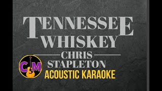 Tennessee Whiskey  Chris Stapleton Acoustic Karaoke Cover [upl. by Anaele768]