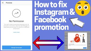 Instagram no permission problem  Facebook ads account disabled  How to fix Instagram promotion [upl. by Nref]