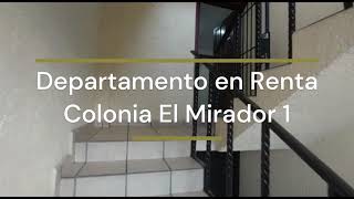 Departamento en RentaColonia El Mirador 1RAR4634 [upl. by Cutter519]