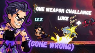 Brawlhalla One Weapon Ranked Challenge GONE WRONG [upl. by Monteith915]