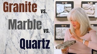 Quartz vs Granite vs Marble How to choose the right countertop [upl. by Talyah330]