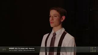 Léo WEBER 211 – Prix de Lausanne 2024 Finalist – Contemporary [upl. by Akilak]