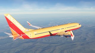 MSFS VATSIM Livestream Southwest Boeing 7378 MAX SFOLAX Self Made Retro Repaint Bredok3d model [upl. by Docia]