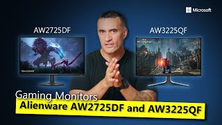 BRAND NEW  Alienware AW2725DF and AW3225QF Gaming Monitors [upl. by Silvana862]