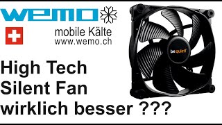 leiserer Lüfter WEMO 106F silent Fan be quiet bq siw412025 HF RWm arctic F12TC Kühlschrank 12V [upl. by Ilse]