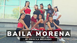 BAILA MORENA  Hector y Tito ft Don Omar  Coreografía Priscila Medrano [upl. by Meng]