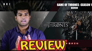 Game Of Thrones Season 1  Recap Review Malayalam By AKZ [upl. by Acsirp85]