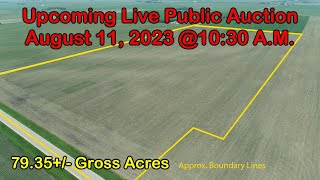 Live Public Auction Of 7935 Acres Of Hersey TWP Nobles County MN Farmland August 11 2023 [upl. by Reinaldo355]