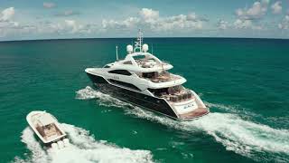 MY Acacia  Luxury Yacht Charter  131 Sunseeker  Bahamas [upl. by Ardnossac82]