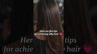 Here are five tips for achieving silky hair💗silky hair Japanese silky hair✨ keratin karseell [upl. by Kcirded]