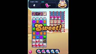 Candy Crush Level 4467 no boosters 3 stars [upl. by Jaddan]