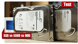 SSD vs SSHD vs HDD  TEST [upl. by Aicyla]