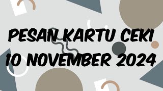 pesan kartu ceki🍒 ada hal yang berhubungan dengan mistik di hidupmu [upl. by Garnes]