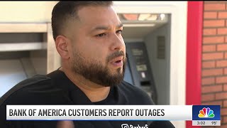 Bank of America customers report widespread outages [upl. by Aihsein50]