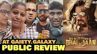 Kisi Ka Bhai Kisi Ki Jaan PUBLIC REVIEW at Gaiety Galaxy  Salman Khan Pooja Hegde  Farhad Samji [upl. by Tedric]