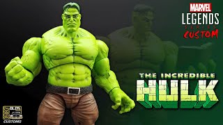 Custom Marvel Legends MergedSmart Hulk  Professor Hulk  Action Figure Review [upl. by Nelaf363]