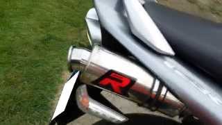 Suzuki GSR600 with Dominator Exhaust [upl. by Zenia]