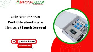 Portable Shockwave Therapy Machine By MedicalBazzar  Physiotherapy Equipment  acco [upl. by Amatruda465]