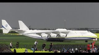 ANTONOV An225 MRIYA landing [upl. by Gee438]