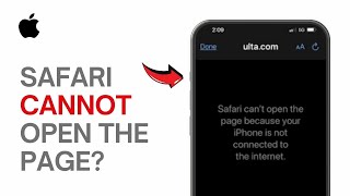 How to Fix quotSafari Cannot Open the Page Because the Server Cannot be Foundquot on iPhone [upl. by Anohr369]