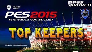 PES 2015 MASTER LEAGUE  TOP 25 GOALKEEPERS [upl. by Eitsim]