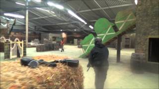 Indoor Paintball Action  Team ALFASHIRT [upl. by Hocker]