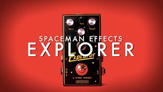 Spaceman Effects Explorer 6Stage Phaser  Demo [upl. by Alejna]