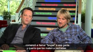 Entrevista Owen Wilson y Vince Vaughn  The Internship [upl. by Ecirahs]