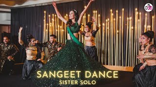 Sister Solo Dance  Sangeet Choreography  Uff teri Ada Its Rocking Le Gayi  Dhruvi Shah [upl. by Eirelav264]