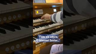 Chorale Prelude on Adoro te devote  Healey Willan organist churchorganist pipeorgan [upl. by Anirtap]