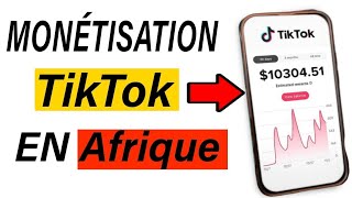 Monétiser un compte tiktok en Afrique en 2 minutes [upl. by Ocsicnarf]