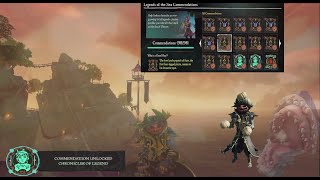 Legend of The Sea Part 2 Full Guide Commendation Sea of Thieves [upl. by Debbra]