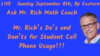 Mr Rich Sunday QampA Cell Phone Use Dos and Donts [upl. by Chiles664]