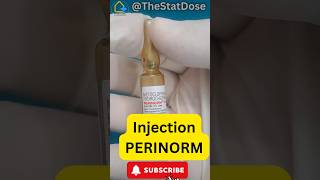 Injection Perinorm doctortips healthadvice ytshort medical drashwinraturi thestatdose [upl. by Nrehtak]