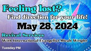 Revival Services With Evangelist Micah Wright  Tuesday PM [upl. by Nylime]