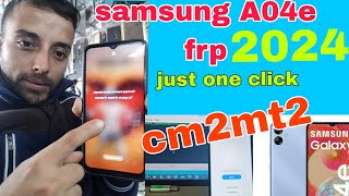 samsung a04e frp bypass cm2mt2frp bypass latest method on samsung a04e cm2 dongle frp new update [upl. by Sonni]