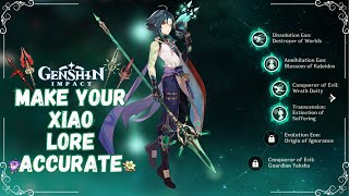 BEST XIAO BUILD GUIDE  How to build xiao Artifacts weapon and teams  Genshin impact [upl. by Misak798]