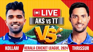 🔴 Live  Aries Kollam Sailors vs Thrissur Titans  KCL T20 Live  AKS vs TT  Sagar Sinha [upl. by Perpetua]