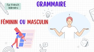 Féminin ou Masculin  Grammaire  Easy French [upl. by Lewse]