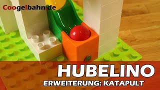 Hubelino Kugelbahn 😊 Test Die KATAPULTErweiterung ausgepackt aufgebaut amp ausprobiert [upl. by Nichole]