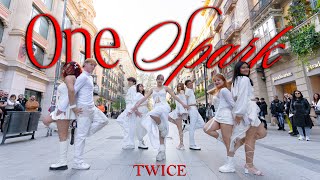 KPOP IN PUBLIC TWICE 트와이스  quotONE SPARKquot ONE TAKE DANCE COVER BARCELONA [upl. by Meehyrb186]