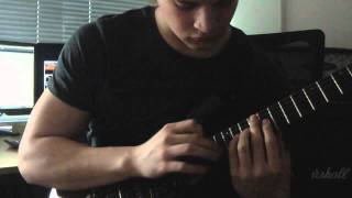 The Black Dahlia Murder  The Window Solo Cover tab in description [upl. by Handal984]