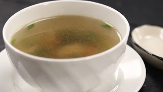 Clear Chicken Soup  Sanjeev Kapoor Khazana [upl. by Uhthna]