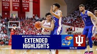 No 2 Kansas vs Indiana College Basketball Extended Highlights  CBS Sports [upl. by Pier]