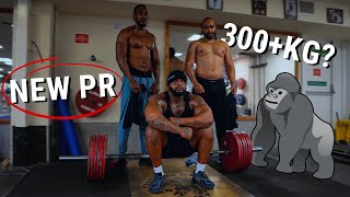 300KG Deadlift MANIA Session [upl. by Cristiona]