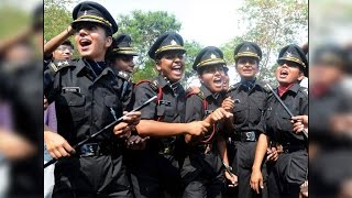 Assam Rifles induct 100 women personnel [upl. by Beverlie]