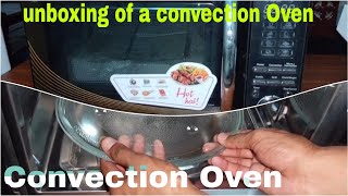 Unboxing of a convection OvenBaking Oven [upl. by Eiroc663]